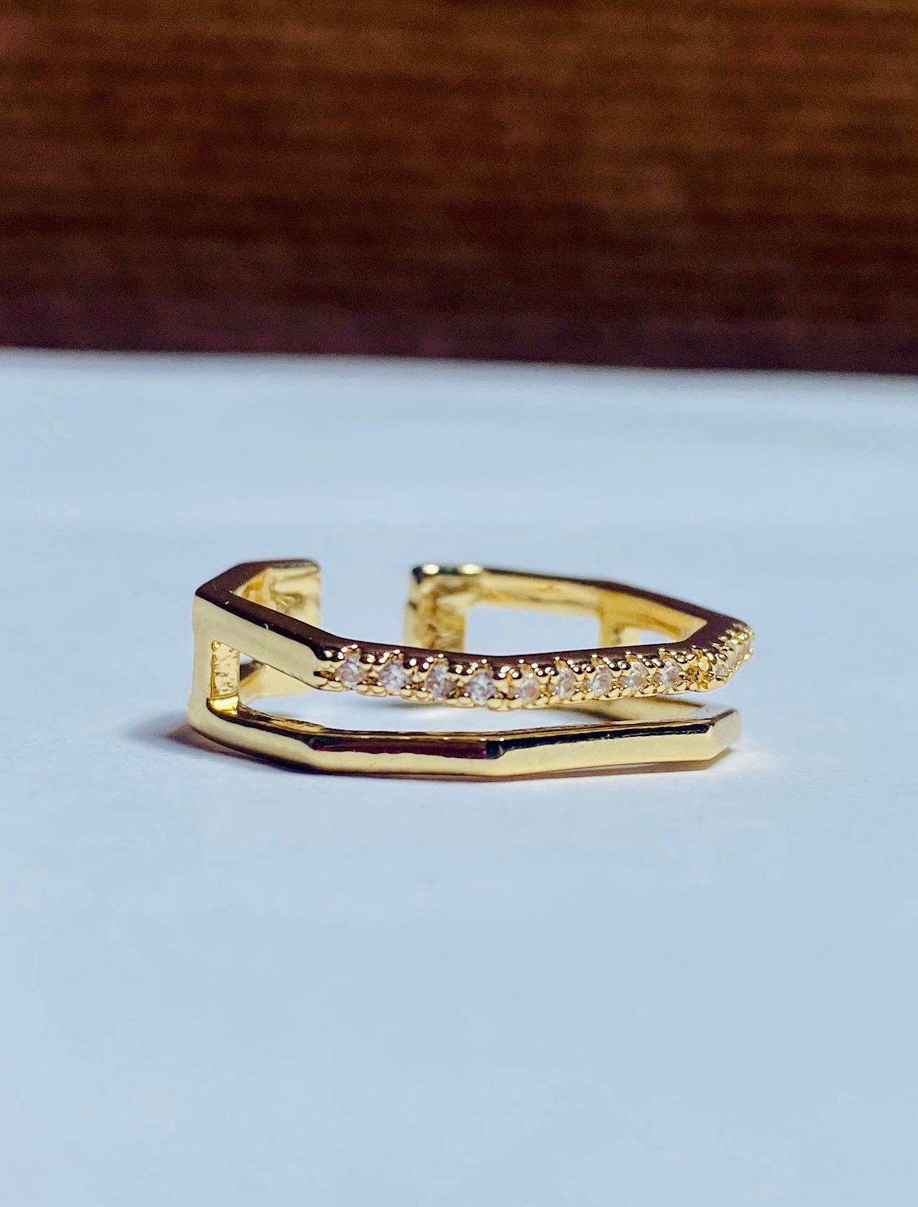 Elegant China Gold and Silver Adjustable Rings.